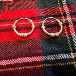 Sterling Silver Hoop earring